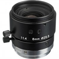 Tamron 23FM08-L 2/3" 8mm F1.4 Manual Iris C-Mount Lens w/ Locking Screws